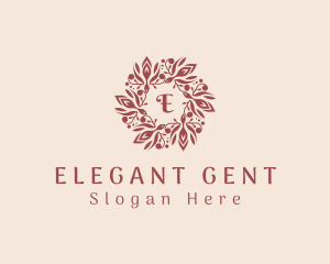 Elegant Wreath Jewelry logo design