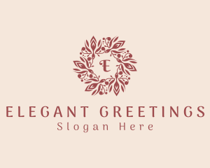 Elegant Wreath Jewelry logo design