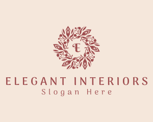 Elegant Wreath Jewelry logo design