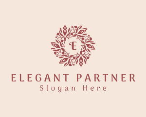 Elegant Wreath Jewelry logo design