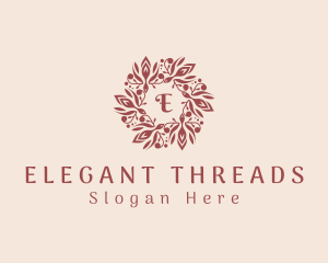 Elegant Wreath Jewelry logo design