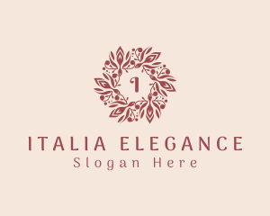 Elegant Wreath Jewelry logo design