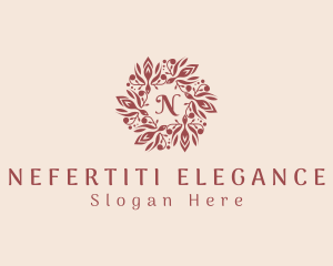 Elegant Wreath Jewelry logo design