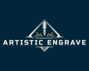 Laser Industrial Engraving logo design