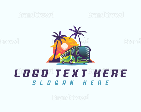 Tropical Shuttle Bus Logo