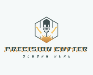 Machine Laser Cutter logo design