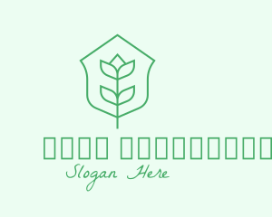 Floral Minimalist Plant Sustainability logo design