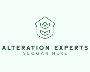 Floral Minimalist Plant Sustainability logo design