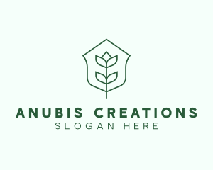 Floral Minimalist Plant Sustainability logo design