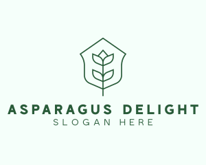 Floral Minimalist Plant Sustainability logo design