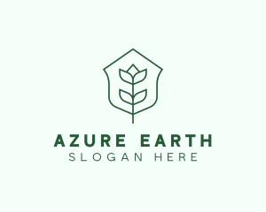 Floral Minimalist Plant Sustainability logo design