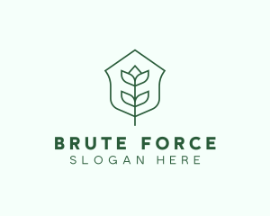 Floral Minimalist Plant Sustainability logo design