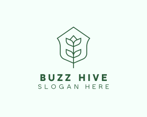 Floral Minimalist Plant Sustainability logo design