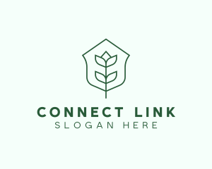 Floral Minimalist Plant Sustainability logo design