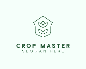 Floral Minimalist Plant Sustainability logo design