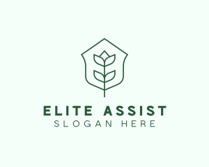 Floral Minimalist Plant Sustainability logo design