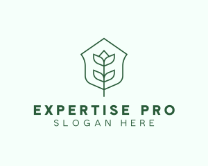 Floral Minimalist Plant Sustainability logo design