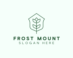 Floral Minimalist Plant Sustainability logo design