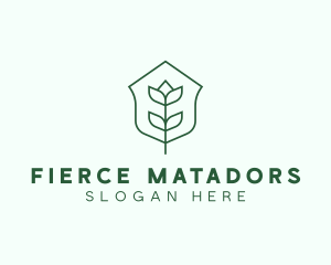 Floral Minimalist Plant Sustainability logo design