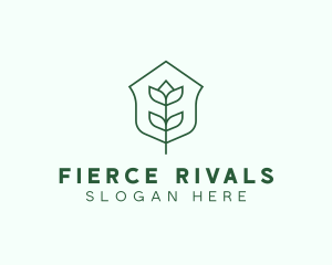 Floral Minimalist Plant Sustainability logo design