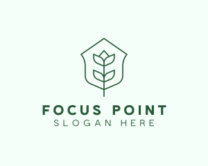 Floral Minimalist Plant Sustainability logo design