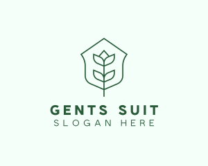 Floral Minimalist Plant Sustainability logo design