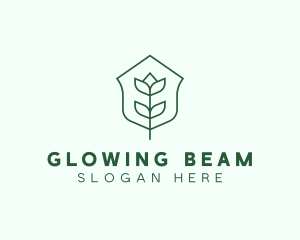 Floral Minimalist Plant Sustainability logo design