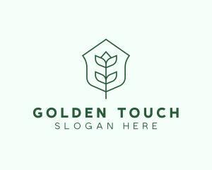 Floral Minimalist Plant Sustainability logo design