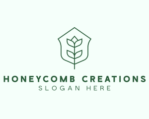 Floral Minimalist Plant Sustainability logo design