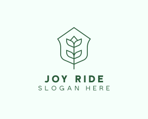 Floral Minimalist Plant Sustainability logo design