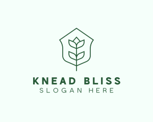 Floral Minimalist Plant Sustainability logo design