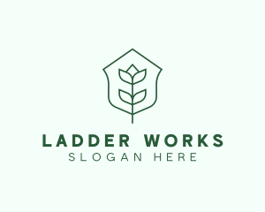 Floral Minimalist Plant Sustainability logo design