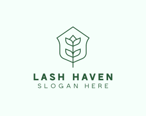 Floral Minimalist Plant Sustainability logo design