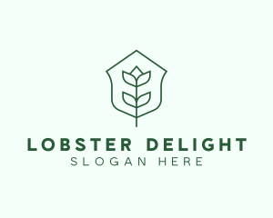 Floral Minimalist Plant Sustainability logo design