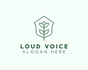 Floral Minimalist Plant Sustainability logo design