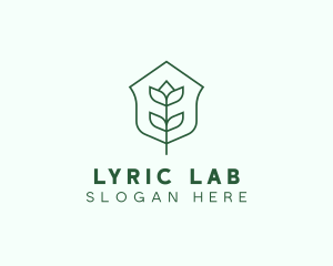 Floral Minimalist Plant Sustainability logo design