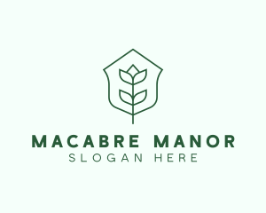 Floral Minimalist Plant Sustainability logo design