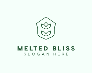 Floral Minimalist Plant Sustainability logo design