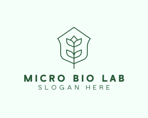 Floral Minimalist Plant Sustainability logo design