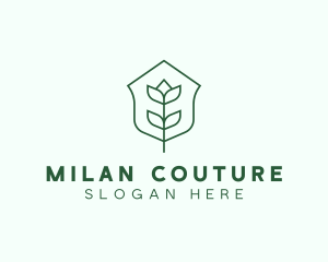 Floral Minimalist Plant Sustainability logo design