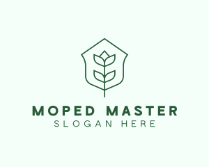 Floral Minimalist Plant Sustainability logo design