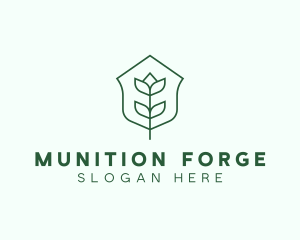 Floral Minimalist Plant Sustainability logo design