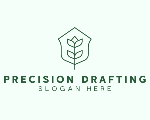 Floral Minimalist Plant Sustainability logo design