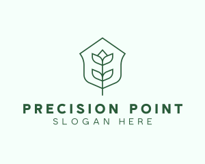 Floral Minimalist Plant Sustainability logo design