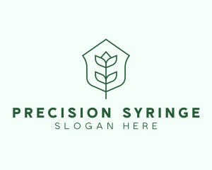 Floral Minimalist Plant Sustainability logo design