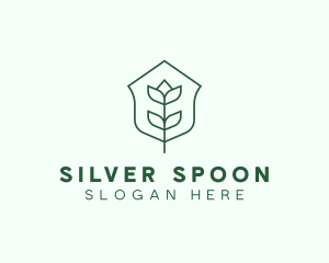 Floral Minimalist Plant Sustainability logo design