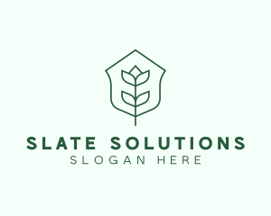 Floral Minimalist Plant Sustainability logo design