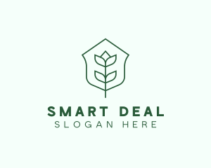 Floral Minimalist Plant Sustainability logo design