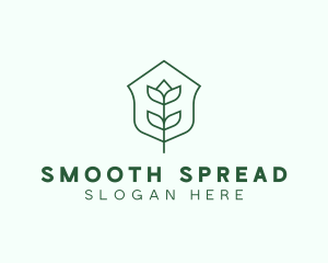 Floral Minimalist Plant Sustainability logo design