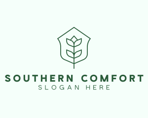 Floral Minimalist Plant Sustainability logo design